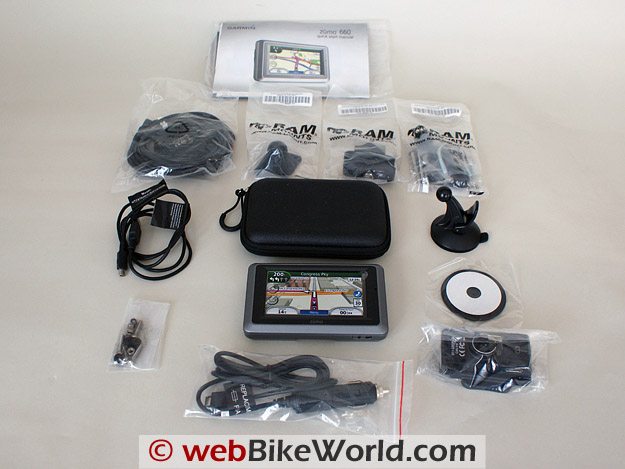 thumbnail image 2 of Digicharge Motorcycle Handlebar Mount & Waterproof Case For Garmin Zumo 660 LM 350 LM 2 of 6