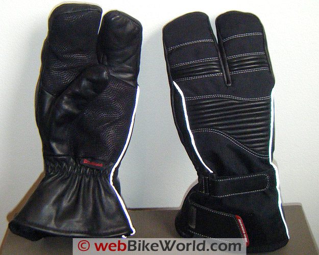 Hein Gericke Pathan Gloves - Front and Back