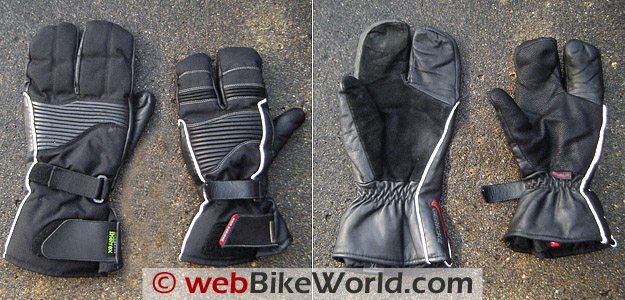 Hein Gericke Pathan Gloves - Old (Left) and New (Right)