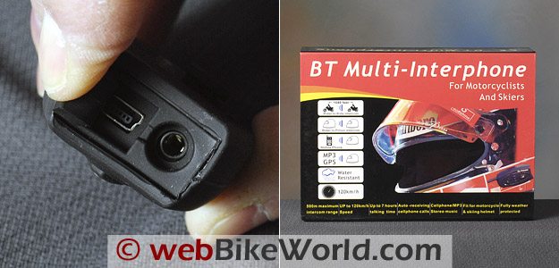 AKE BT Multi-Interphone Motorcycle Intercom - Module and Box Cover