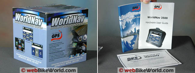 WorldNav 3500 GPS Box and Owner Manual