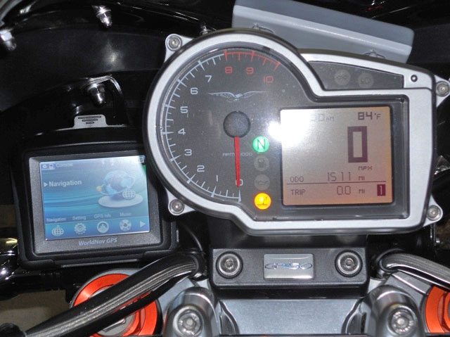 WorldNav 3500 Rider View