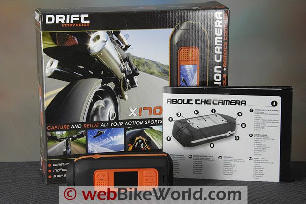 Drift X170 Video Camera and Parts