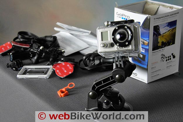 Parts Provided With the GoPro HD Camera