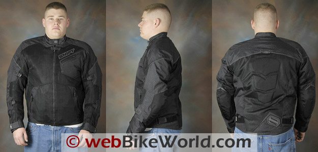 Shift Trifecta Jacket - Front, Side and Rear Views