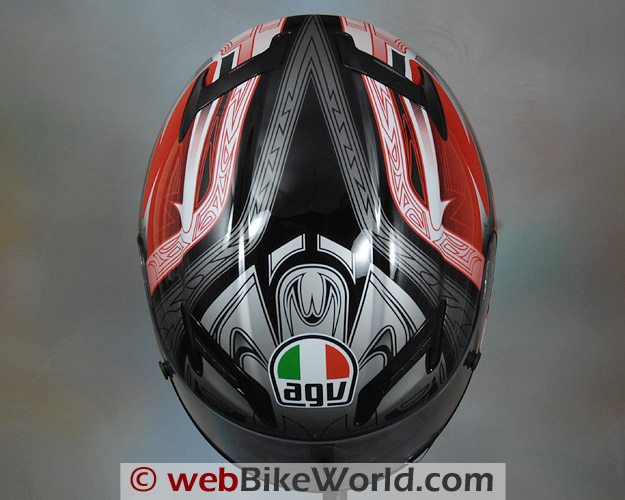 AGV T-2 Helmet - Top View