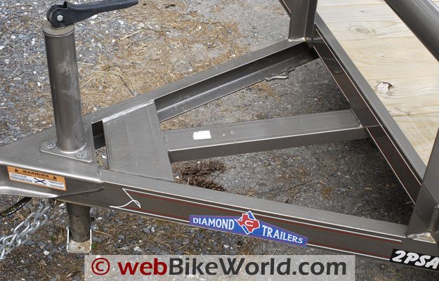 Diamond C Motorcycle Trailer - Frame Construction