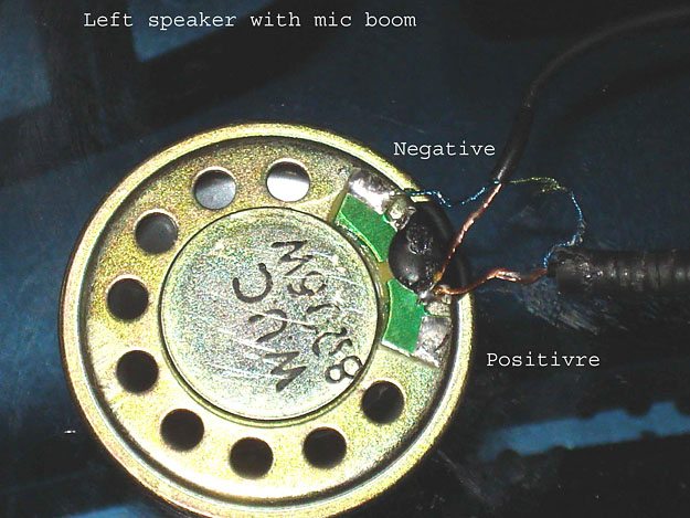 Original BT Interphone left-side speaker with microphone boom.