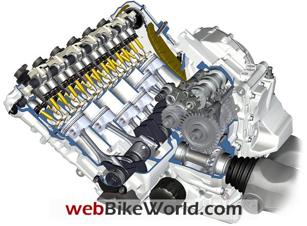 BMW K 1600 GT 6-Cylinder Engine Cutaway