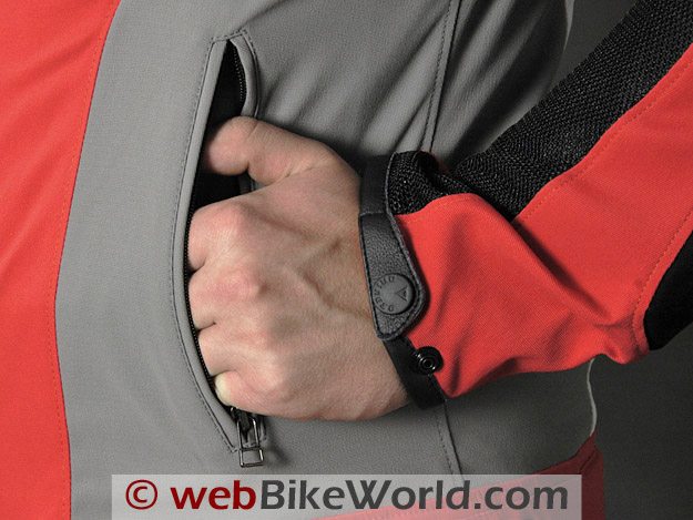 Dainese Shotgun Jacket - Pocket and sleeve cuff detail