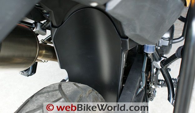 Machineart Moto MudSling - Mounted on BMW