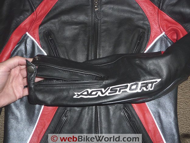 AGV Sport Venus Jacket - Sleeve Details