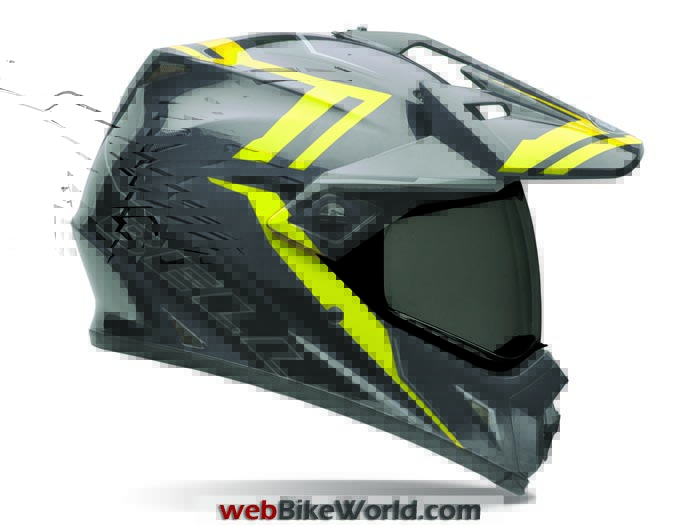 Bell MX-9 Adventure Barricade Hi-Viz Graphics