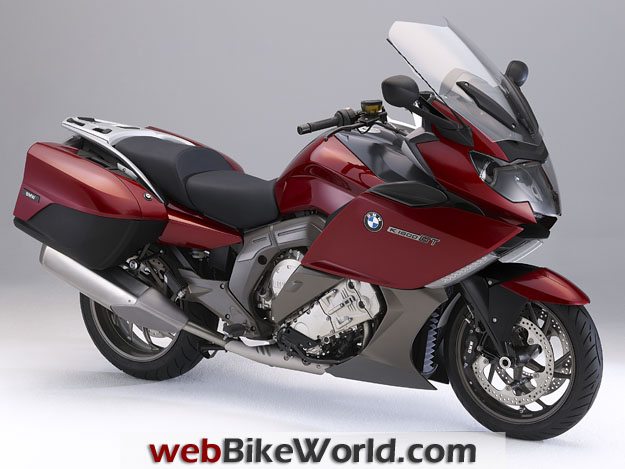 BMW K1600GT and K1600 GTL - Red, Right Side