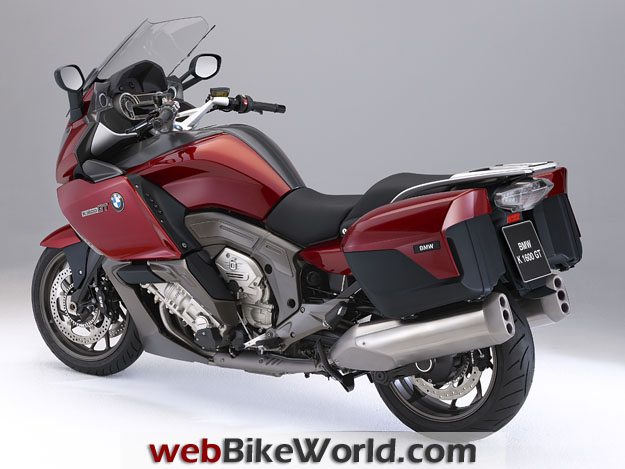 BMW K1600GT and K1600 GTL - Red, Left Side