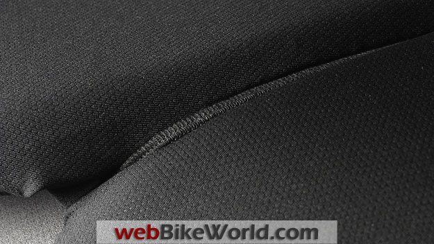 Sit Relief Shorts - Close-up of padding