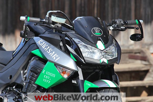 2010 Kawasaki Z1000 WARM-UP Est. 1977 Custom Front View