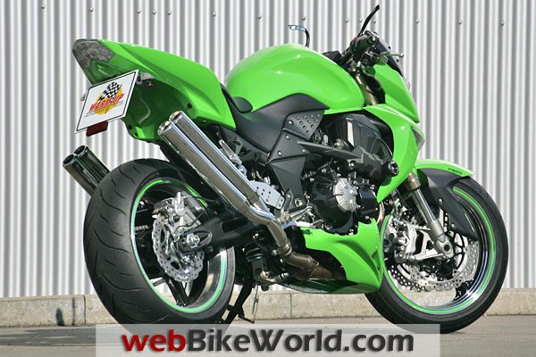 2010 Kawasaki Z1000 WARM-UP Super4 Exhaust.