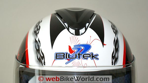 Blutek Bluetooth Motorcycle Helmet - Top Vent