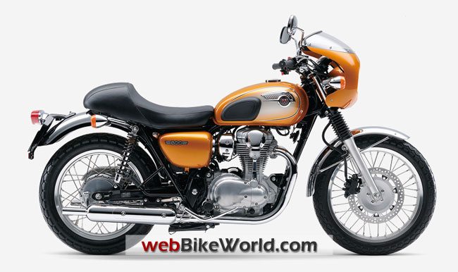 Kawasaki W800 Café Racer - Orange