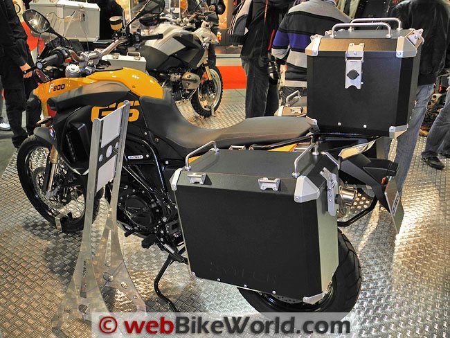 MyTech Luggage on a BMW F800GS