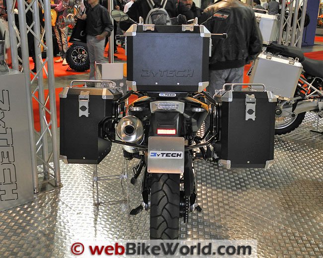 MyTech Motorcycle Luggage, Rear View