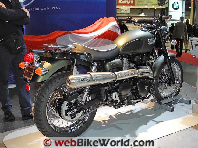 Triumph Scrambler - Right Rear