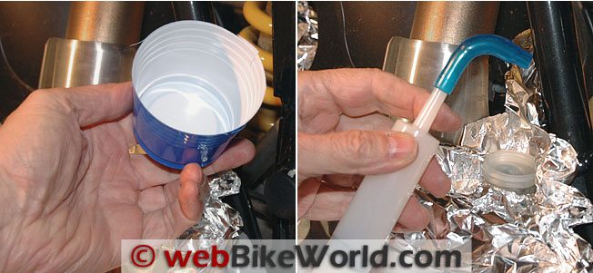 EZE Bleeder Brake Bleeder Review - Cup and Syringe