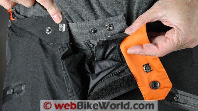 Firstgear Escape Pants - Waist Snaps