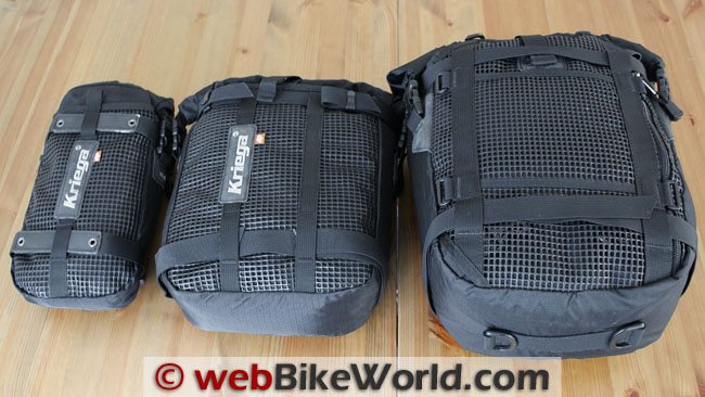 Mesh Backing on Kriega Drypack Luggage