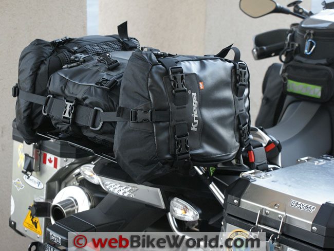 Kriega US-5 Drypack and Fenderpack Motorcycle Luggage