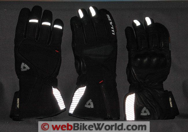 Rev'it GTX Winter Gloves - Reflectivity