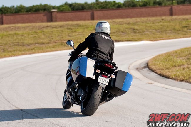 Triumph Sprint GT - Rider, Rear View