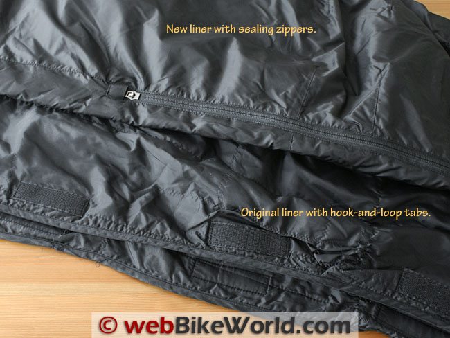 Firstgear HT Overpants - Liner Comparison