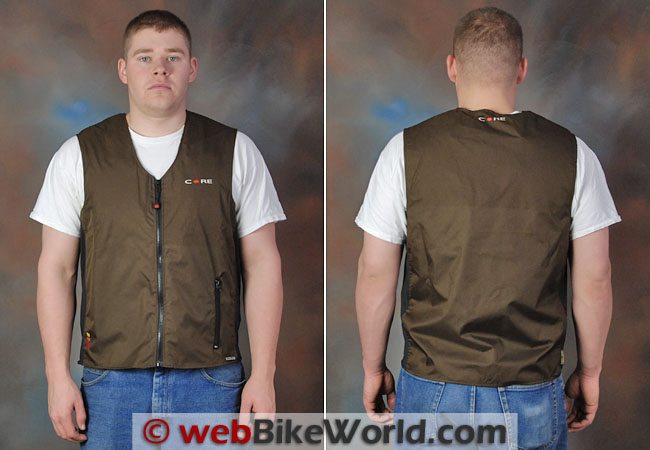 Gerbing Battery Heated Vest - Front Views