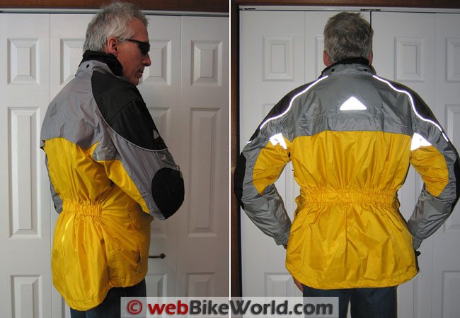 Tourmaster Sentinel Jacket - Side and Rear Views