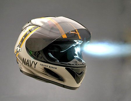 Akuma V-1 "Ghost Rider" Motorcycle Helmet Review