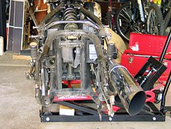 Motorcycle lift rear