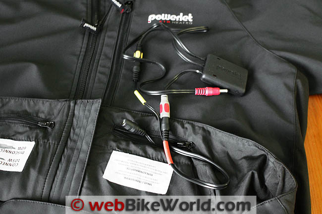 Powerlet RapidFIRe Heated Jacket Wiring