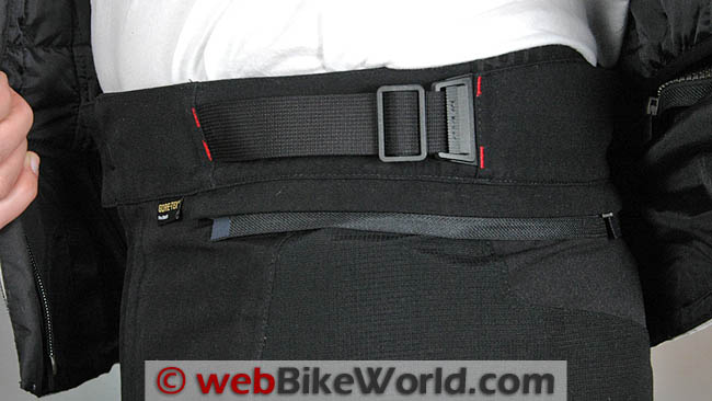 Rev'it Defender GTX Pants Waist Adjuster