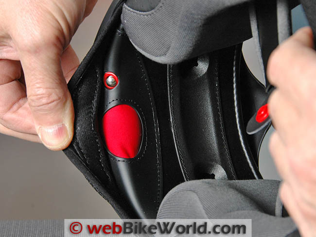 Scorpion EXO-500 Cheek Pad Air Pump