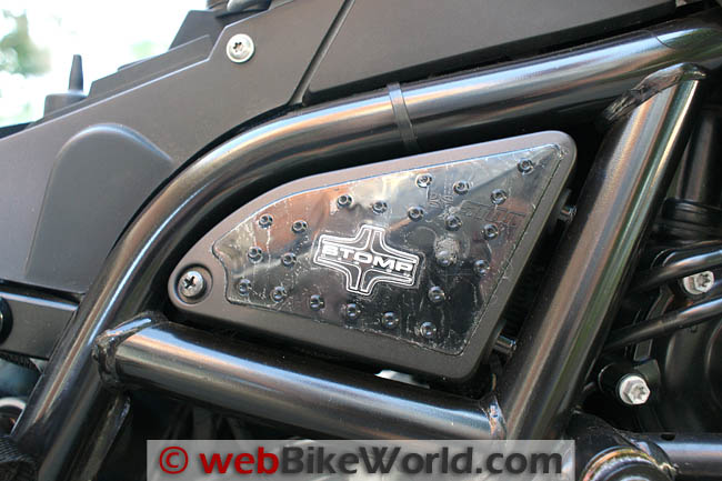 Stompgrip Traction Pad on the BMW F800GS