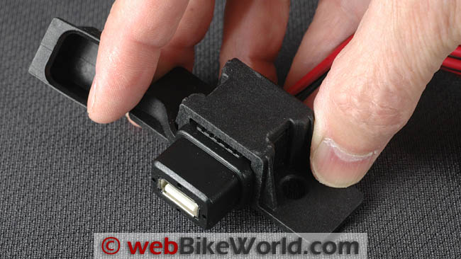 Waterproof Motorcycle USB Port Size