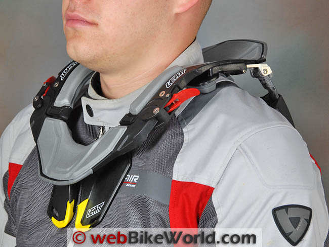 Leatt STX Brace Rider Front View