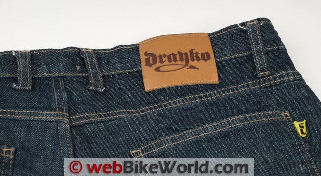 Drayko Drifter Jeans Rear Label Loose Threads