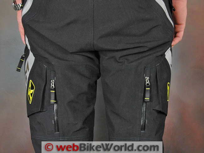 Klim Badlands Pro Pants Seat and Vents