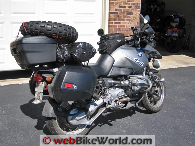Continental TKC 80 Tires on the BMW R1150GS