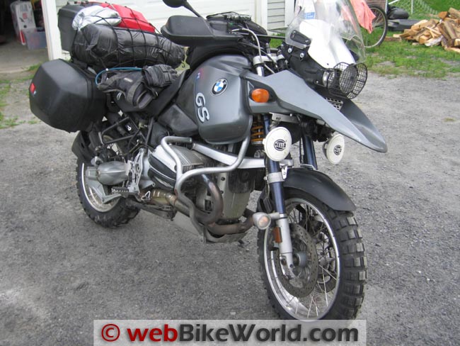 Continental TKC 80 Tires on BMW R1150GS