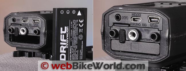 Drift HD Battery Compartment