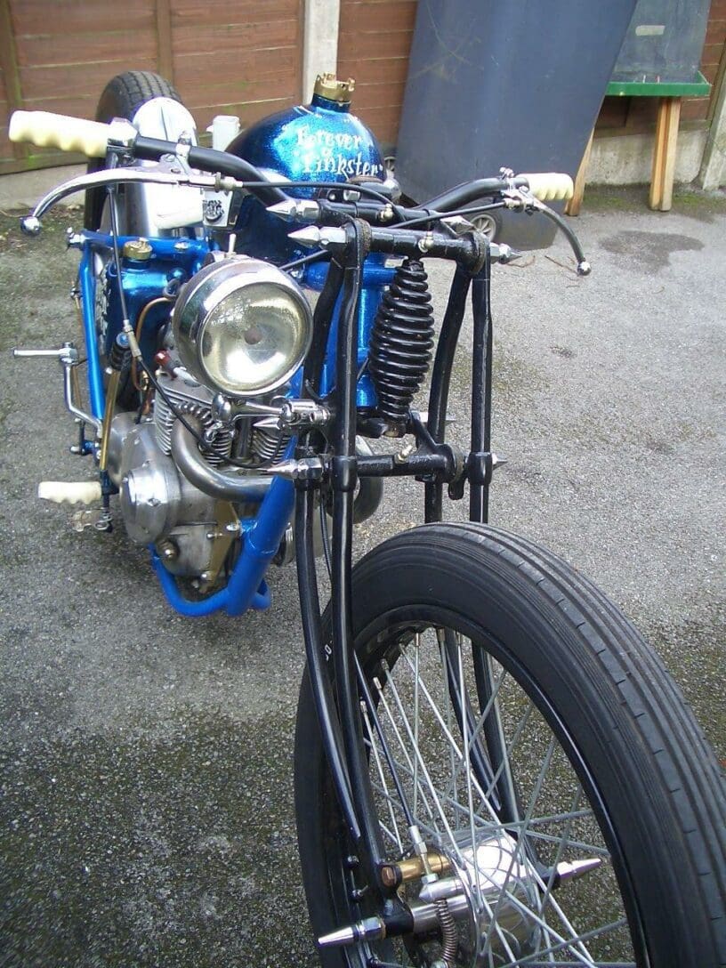 The Coffin Hopper built by Garage Built Bikes of England